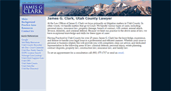 Desktop Screenshot of jamesclarklaw.com